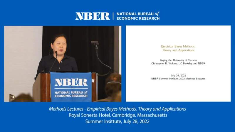 2022 Summer Institute Methods Lectures: Empirical Bayes Methods, Theory and Application image